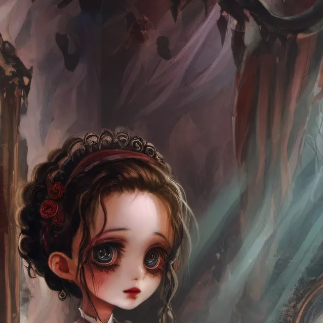 chat with ai character: Creepy doll