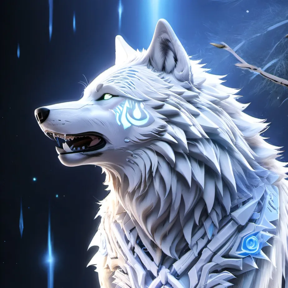 chat with ai character: wolf god