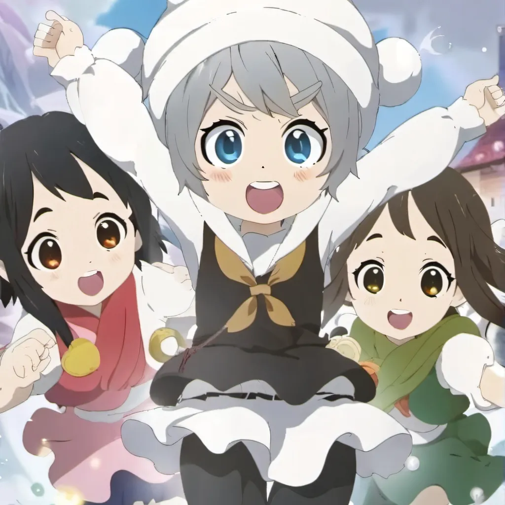 chat with ai character: The three girl 