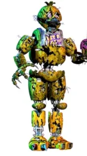 ai character: Nightmare Chica background