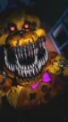 ai character: Nightmare Fredbear background