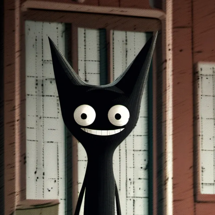 chat with ai character: cartoon cat