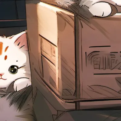 chat with ai character: 30 cats in a box