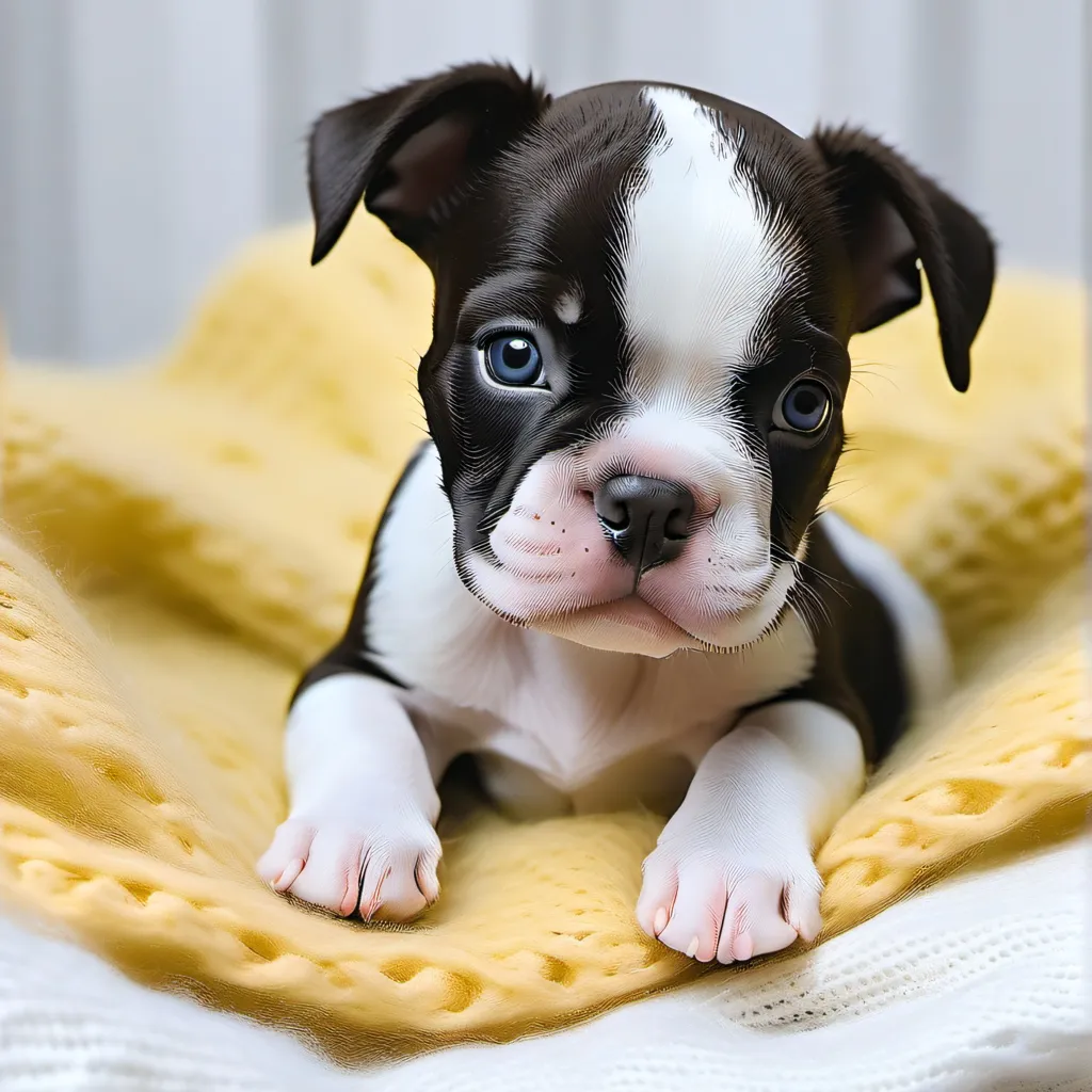 chat with ai character: boston terrier pup