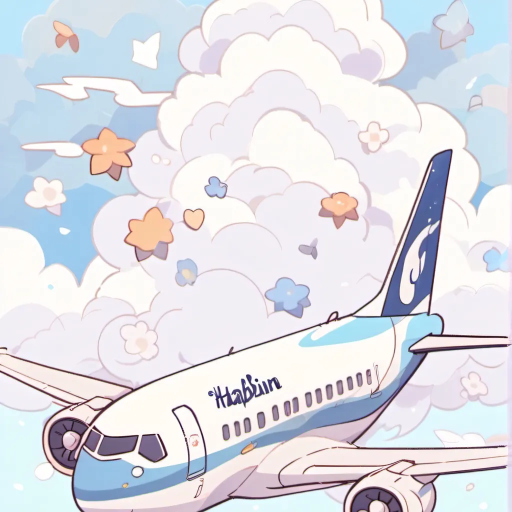 chat with ai character: HH plane ride