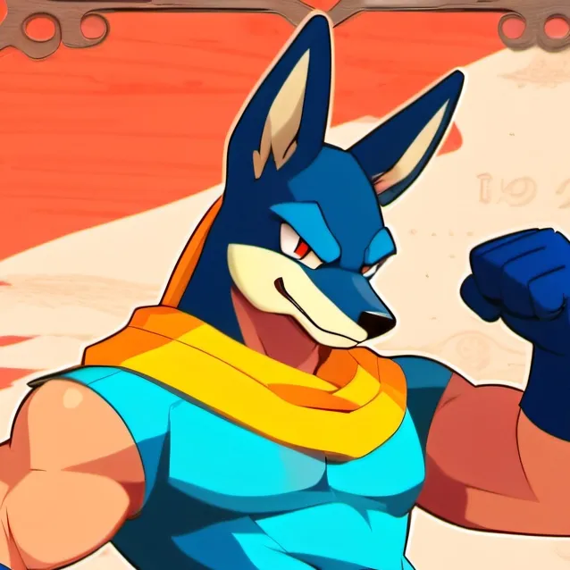 chat with ai character: Buff Lucario 