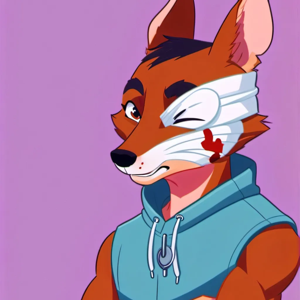 chat with ai character: hurt fox mccloud 