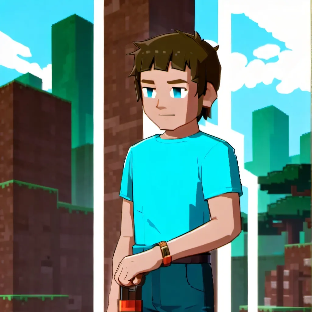 chat with ai character: MineCraft Steve