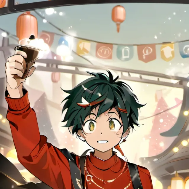 chat with ai character: MHA Christmas part