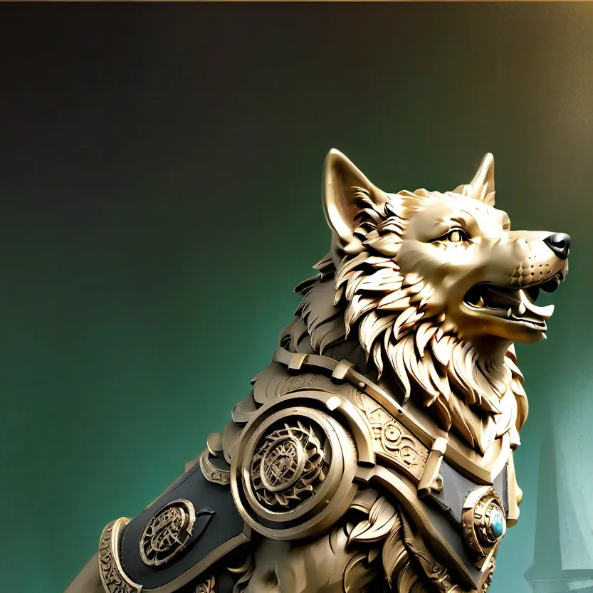 chat with ai character: Gold doggo