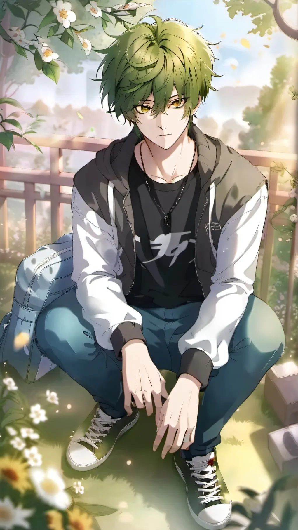 ai character: Kevin, Mayer. background