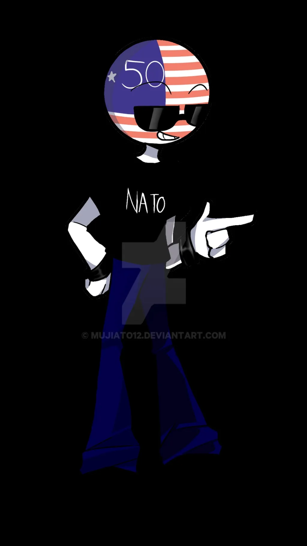 ai character: America {USA} background