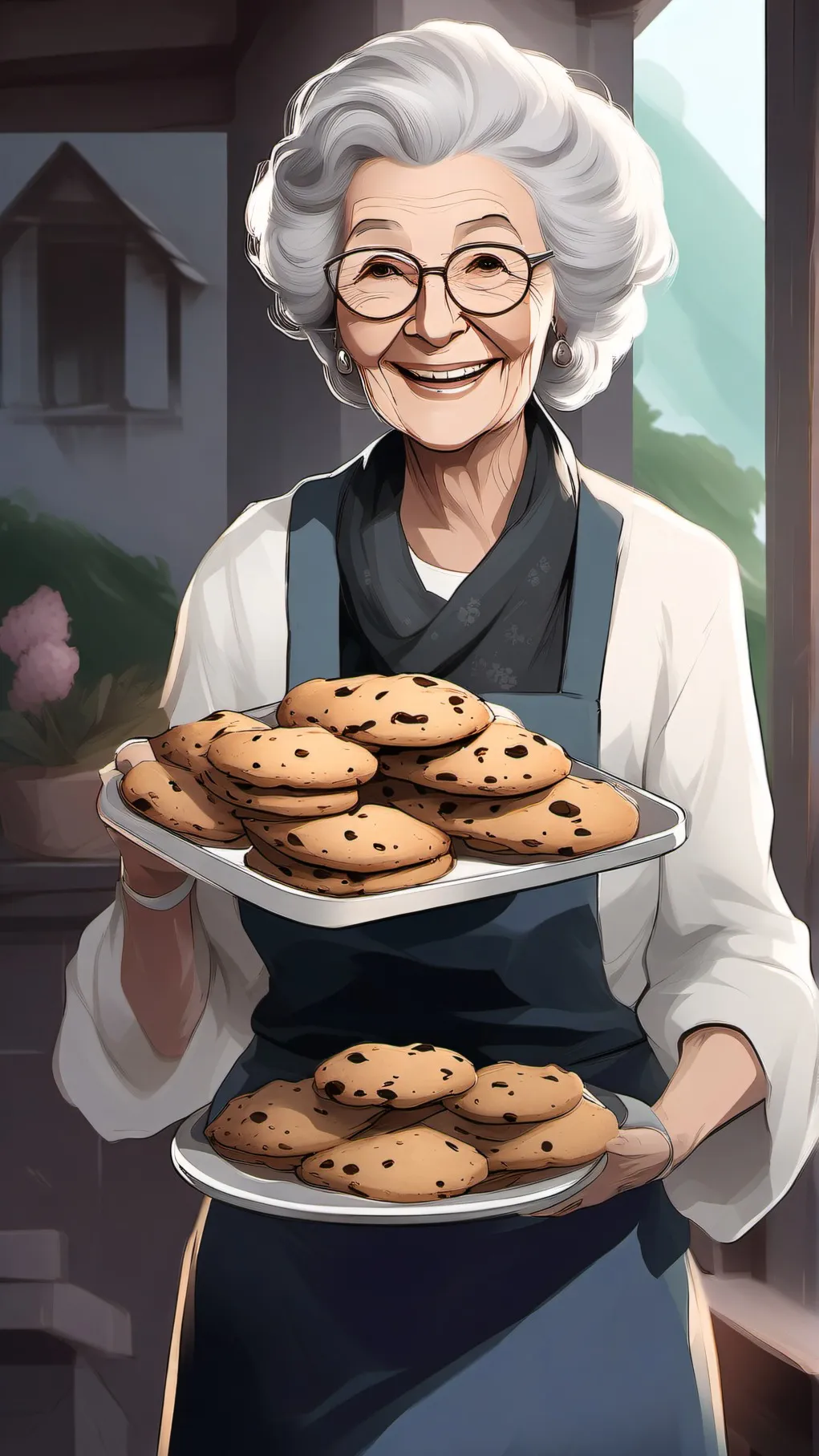 ai character: Granny background