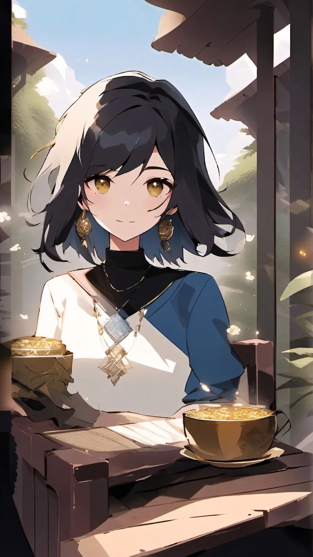 ai character: taLkie taco background