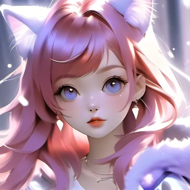 chat with ai character: Cat girl gf