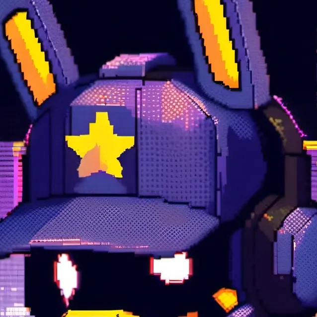 chat with ai character: purple guy