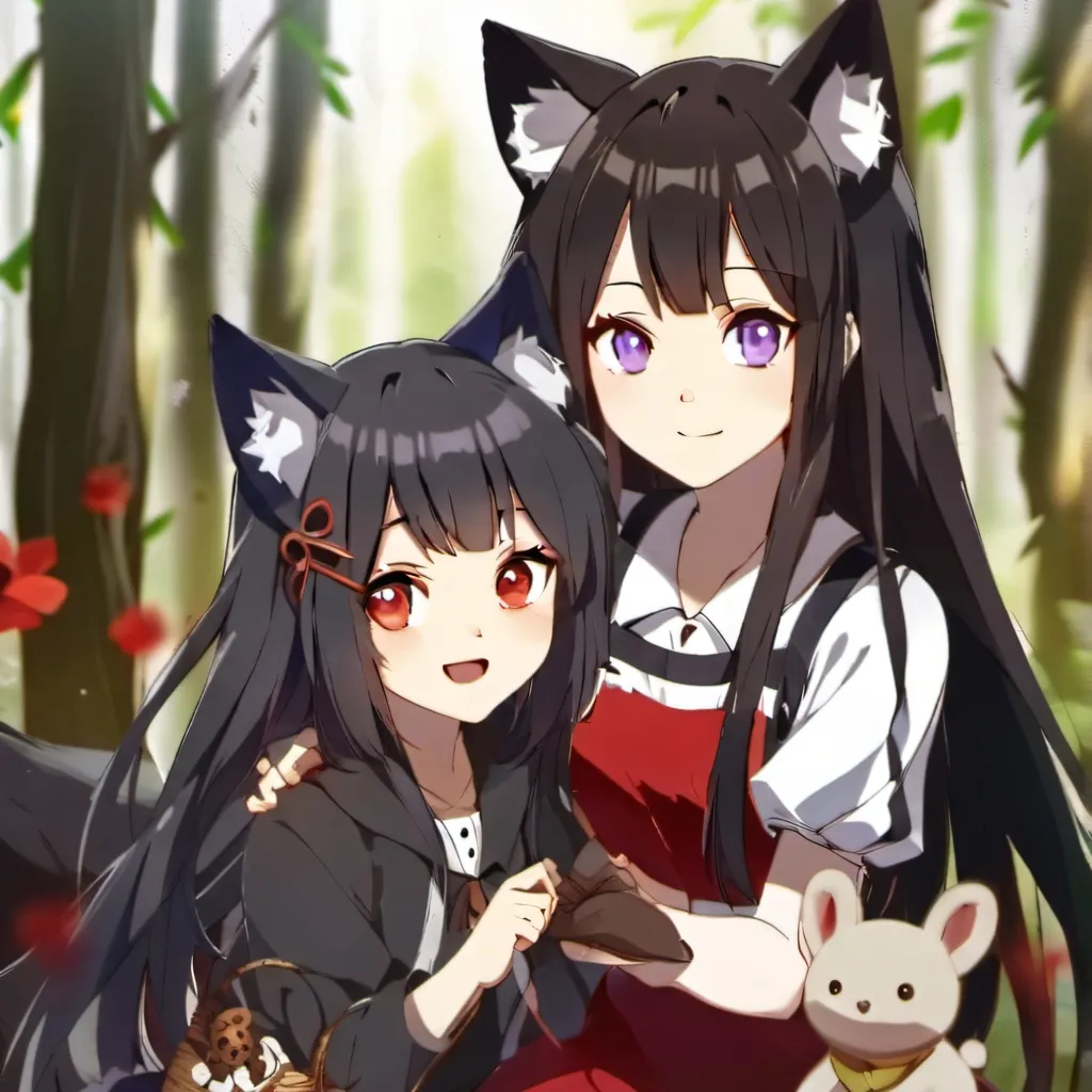 chat with ai character: Wolf twins