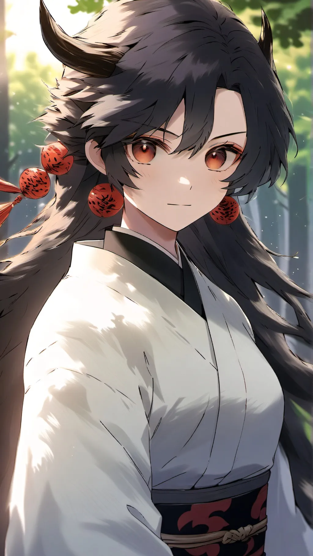 ai character: HASHIRA CHRISTMAS! background