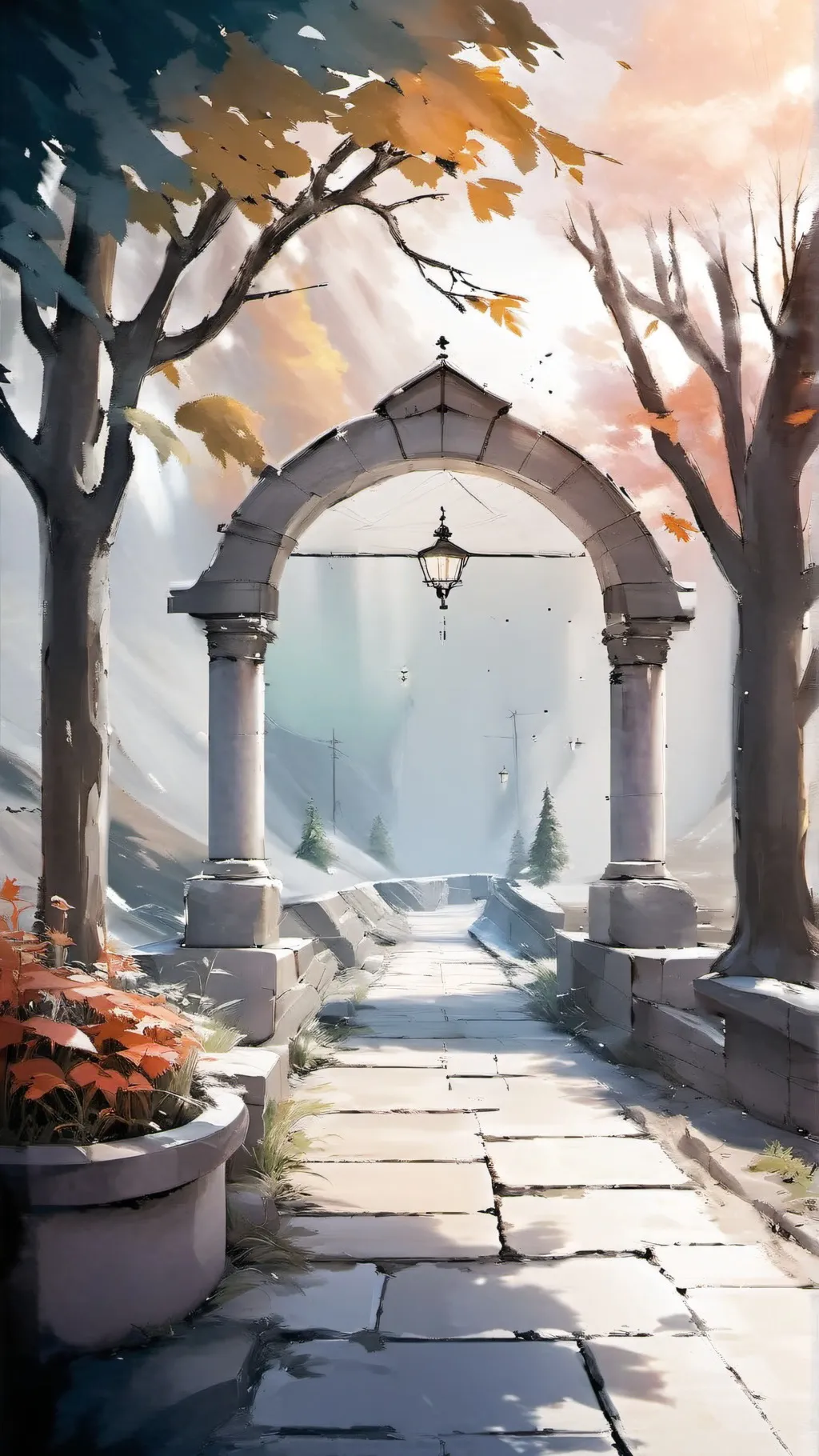 ai character: Genshin School!! background