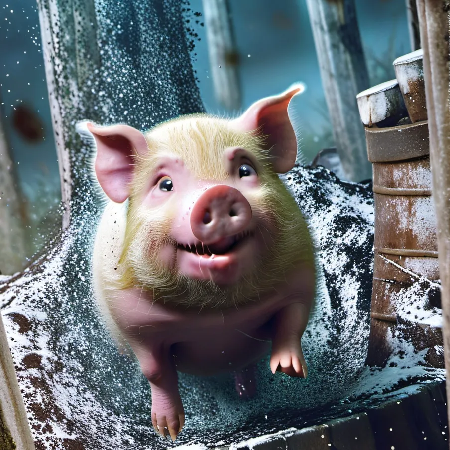 chat with ai character: bad piggy