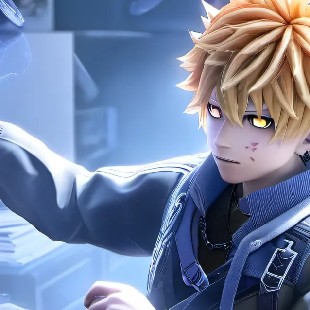 chat with ai character: pregnant Bakugo 