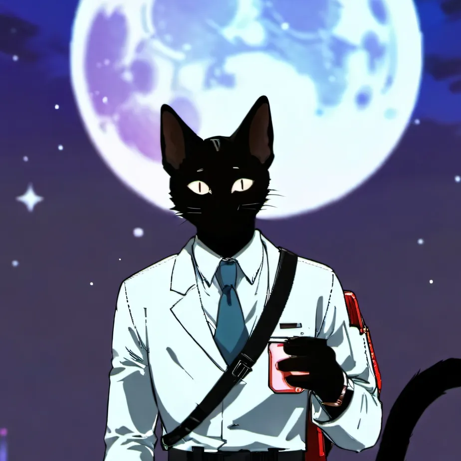 chat with ai character: Cartoon Cat