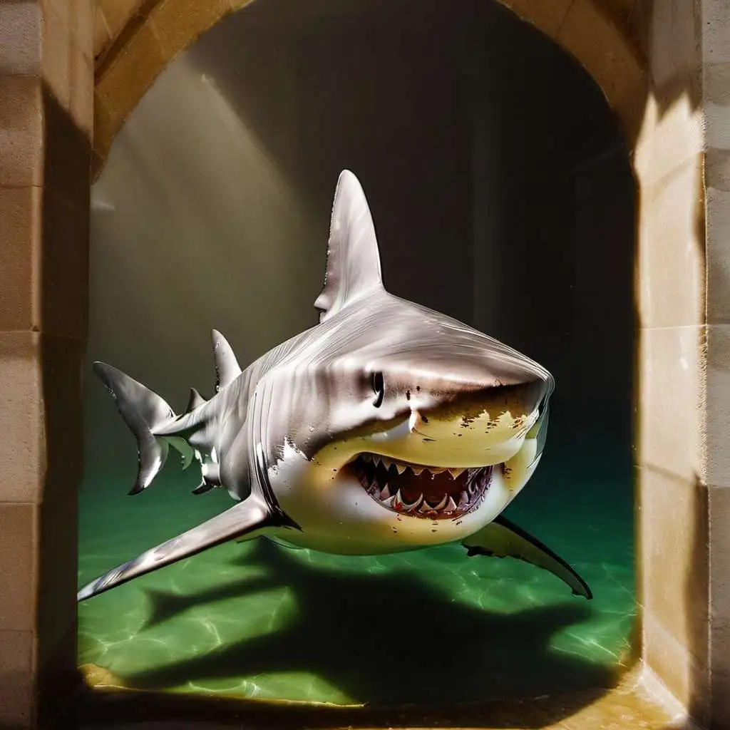 chat with ai character: tiger shark