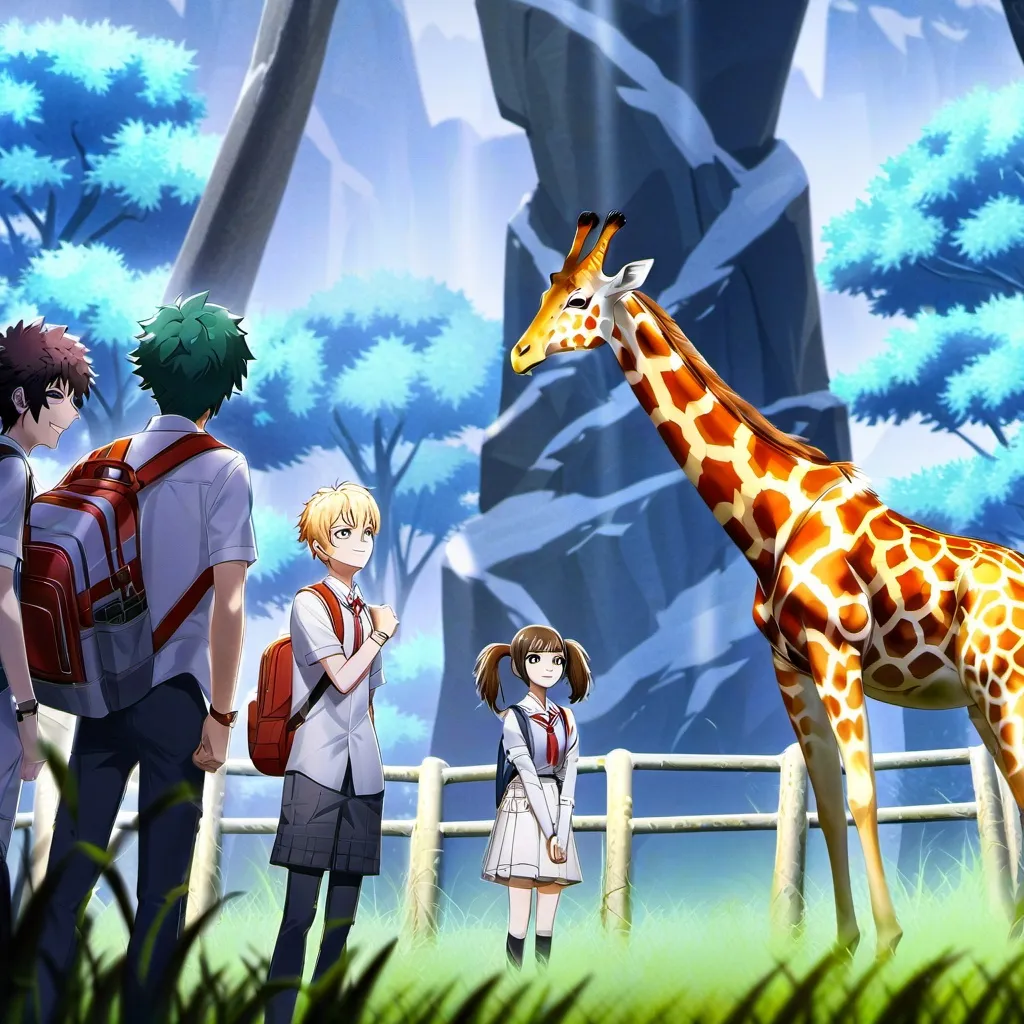 chat with ai character: Mha zoo trip