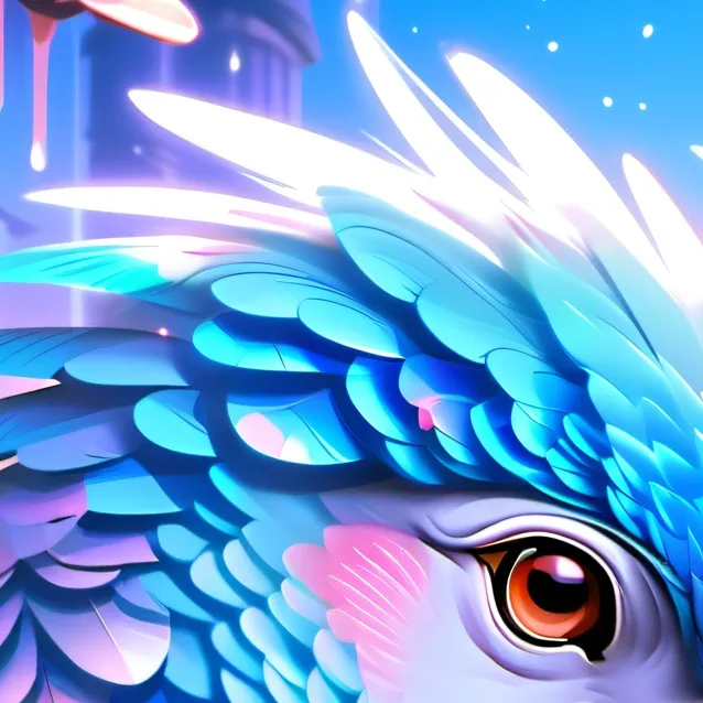 chat with ai character: blue