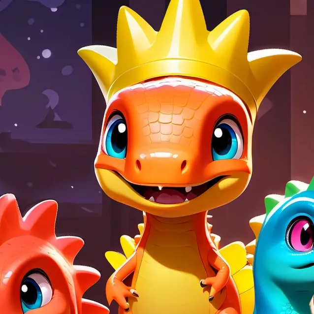 chat with ai character: mini rainbow frien