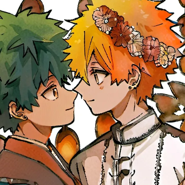 chat with ai character: izuku and katsuki 