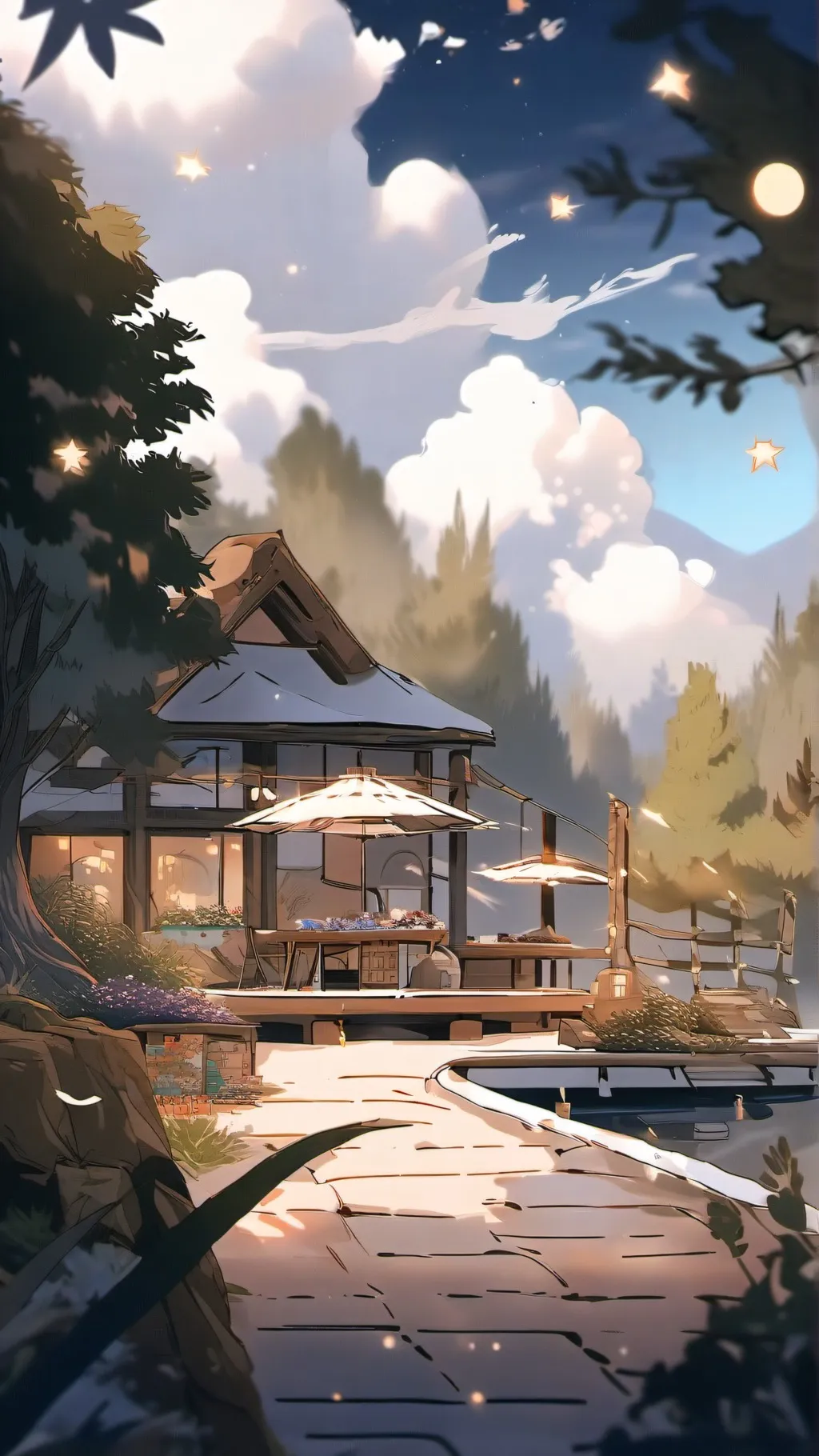 ai character: Simulation background