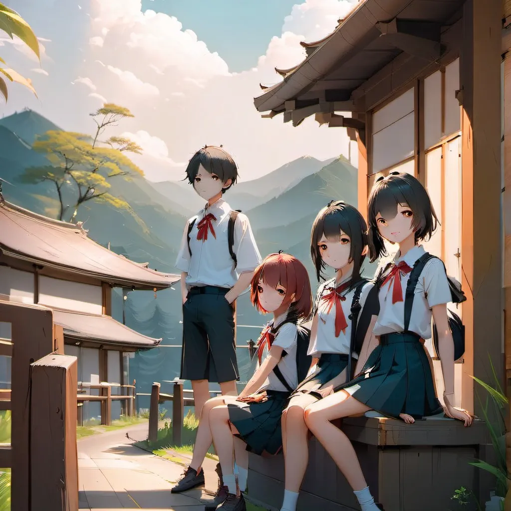 chat with ai character: Japanese School