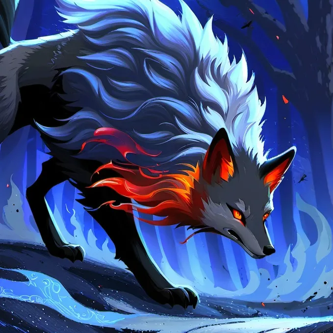 chat with ai character: frozen flame