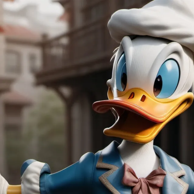 chat with ai character: Donald duck 