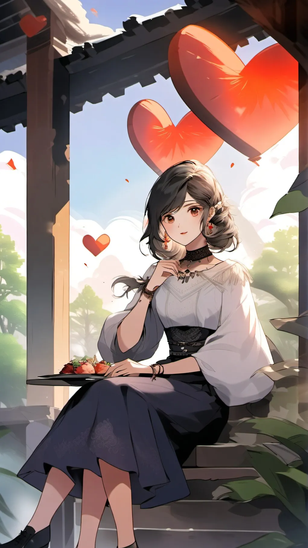 ai character: vee x shelly background