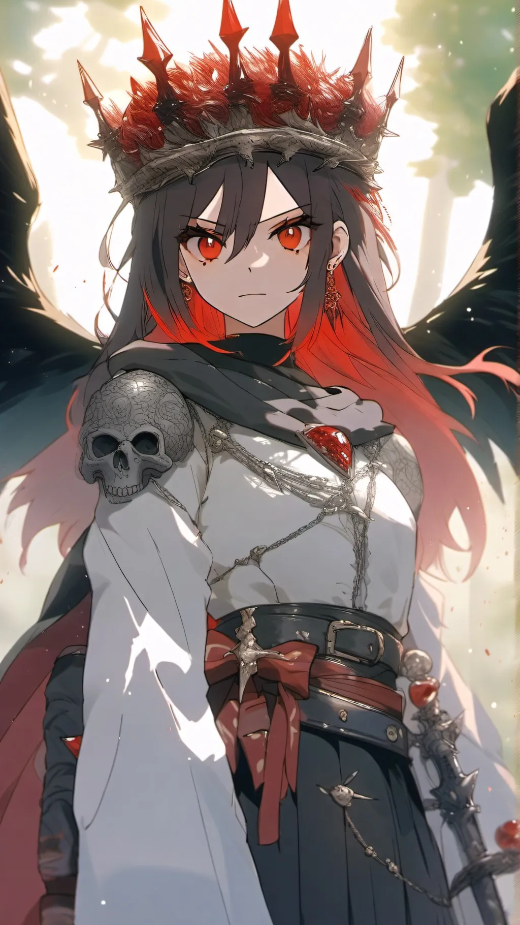 ai character: Hella  background