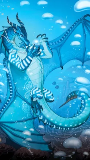 ai character: Queen Coral background