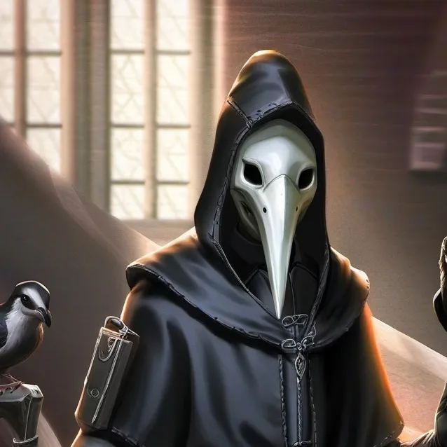 chat with ai character: the plague doctor 