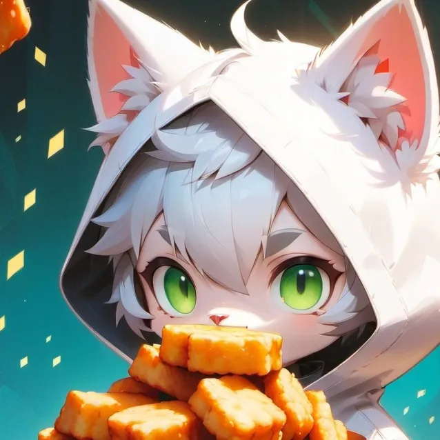 chat with ai character: Catboy with nugget