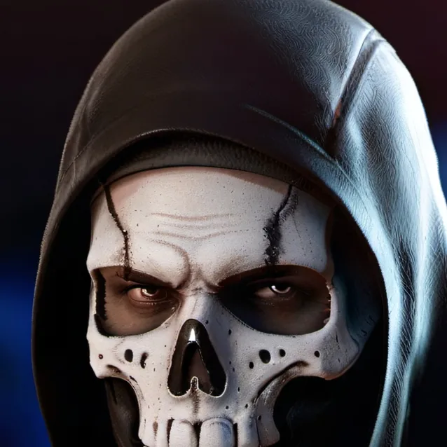 chat with ai character: ghost from cod