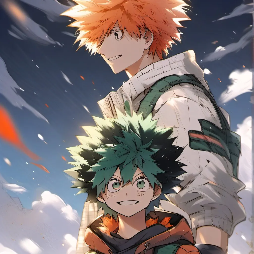 chat with ai character: Deku X bakugo