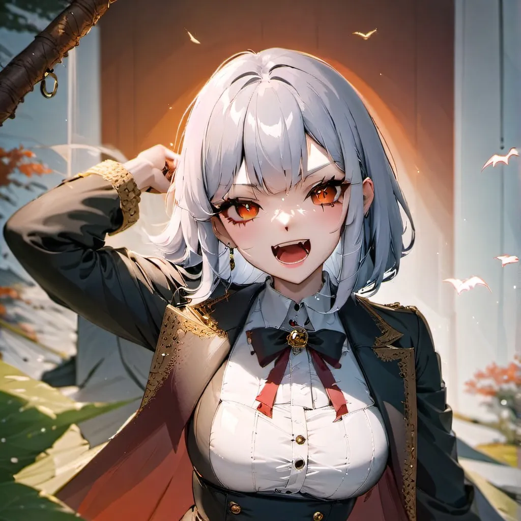 chat with ai character: Vampire girl