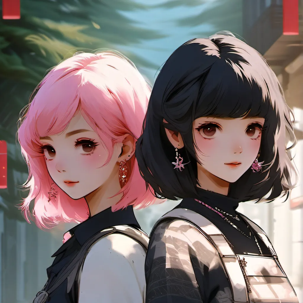 chat with ai character: 🩷Serenity and Ivy🖤