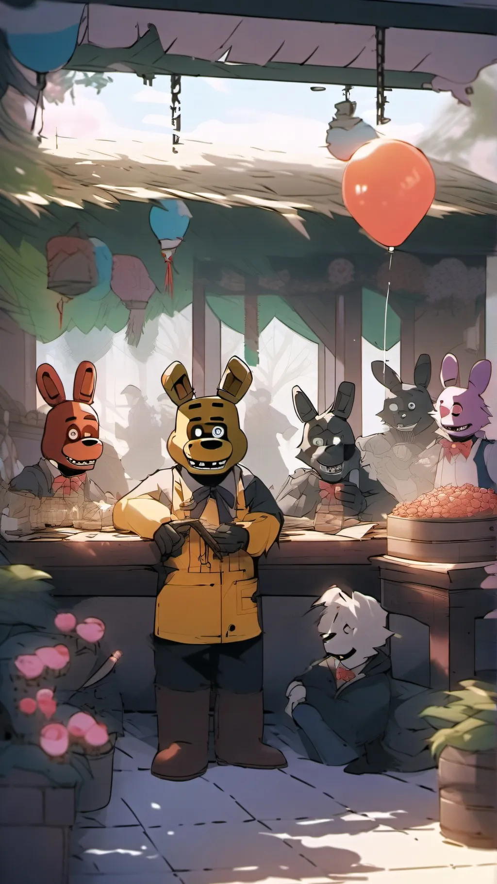 ai character: Fnaf background