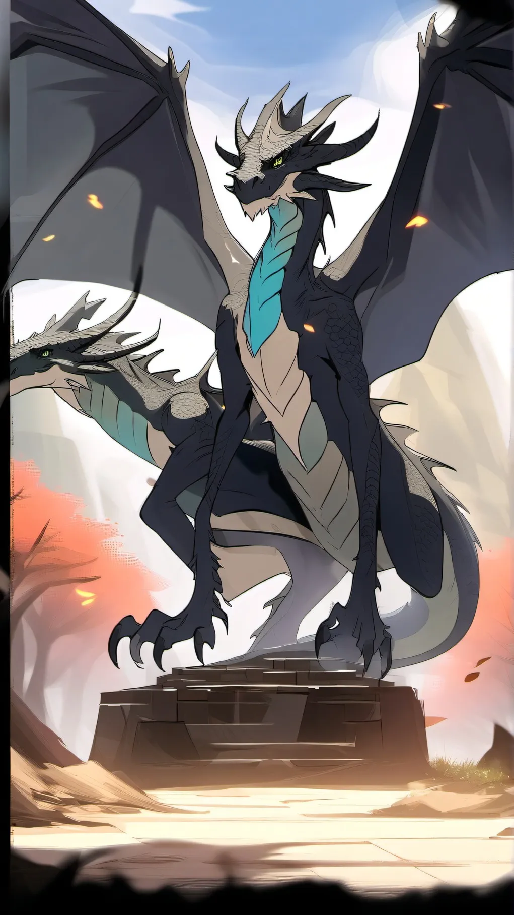 ai character: WoF!!! BUT ZOMBO background