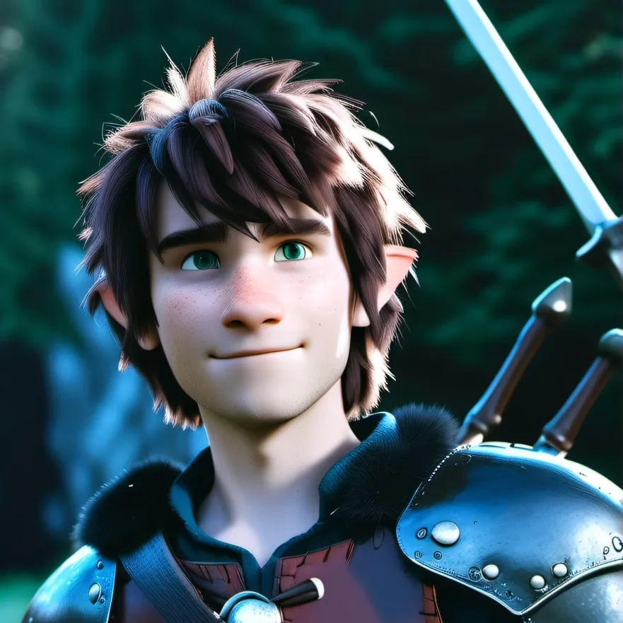 chat with ai character: Hiccup haddock