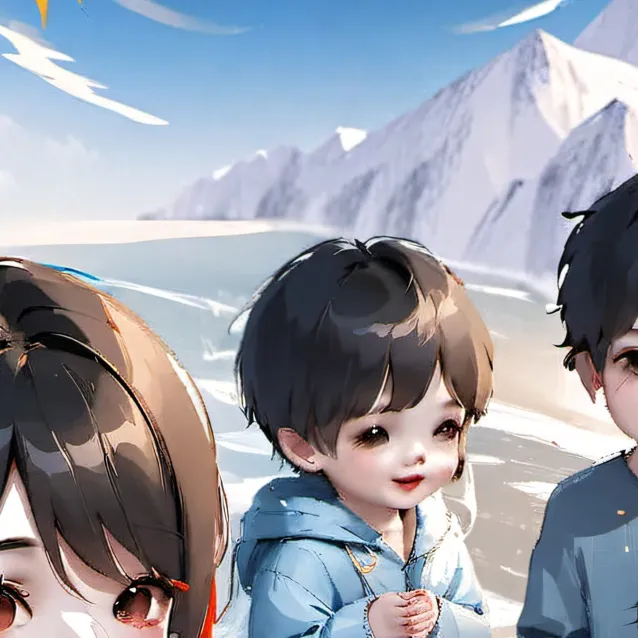 chat with ai character: 6 babies