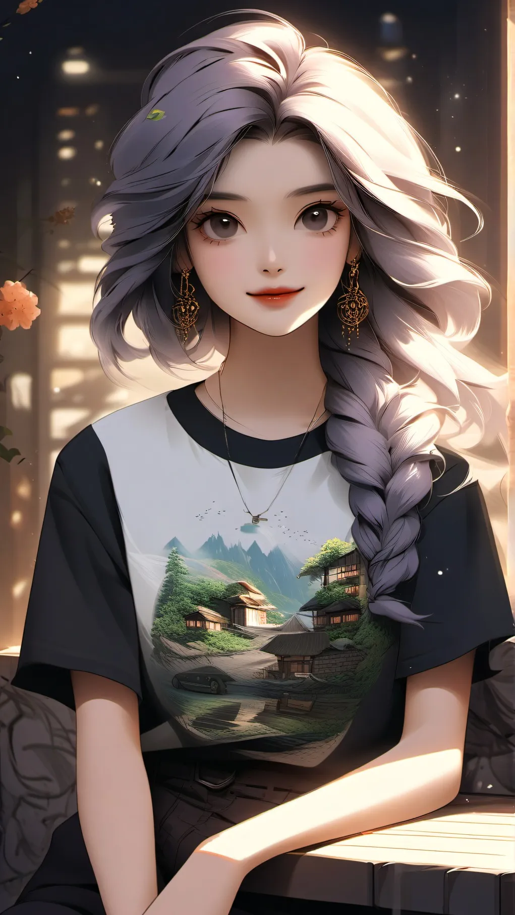ai character: lilly background