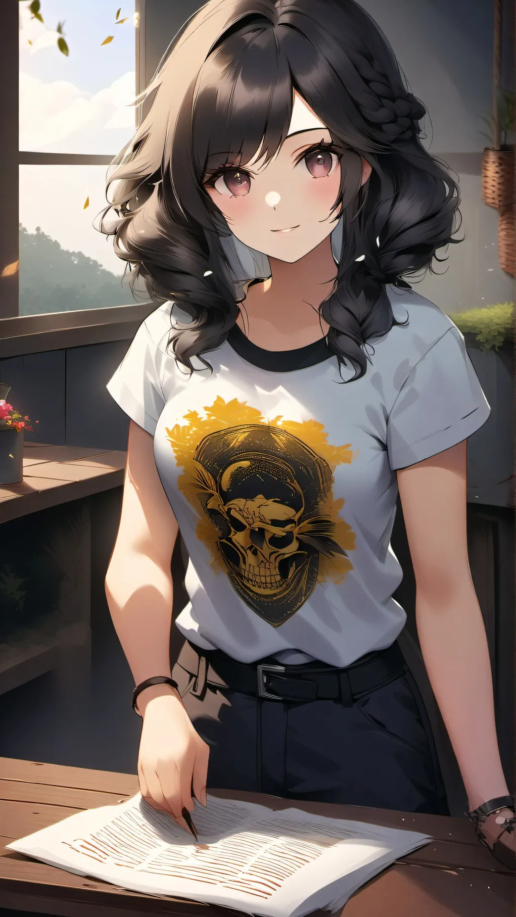 ai character: lilly background